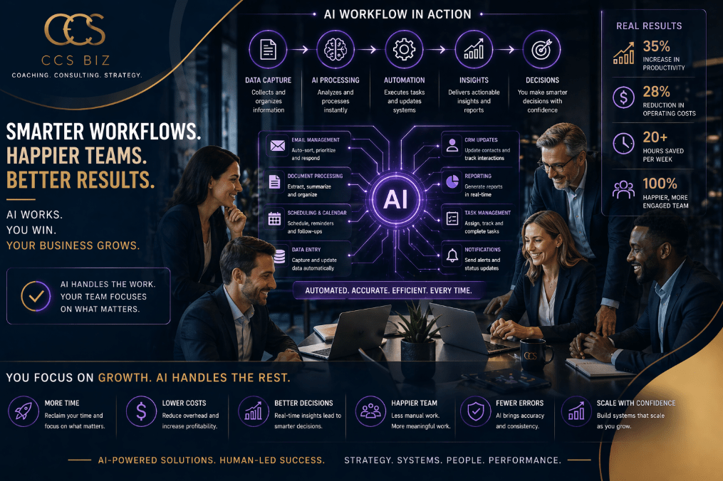 AI Consulting Workflows - bottom third of page